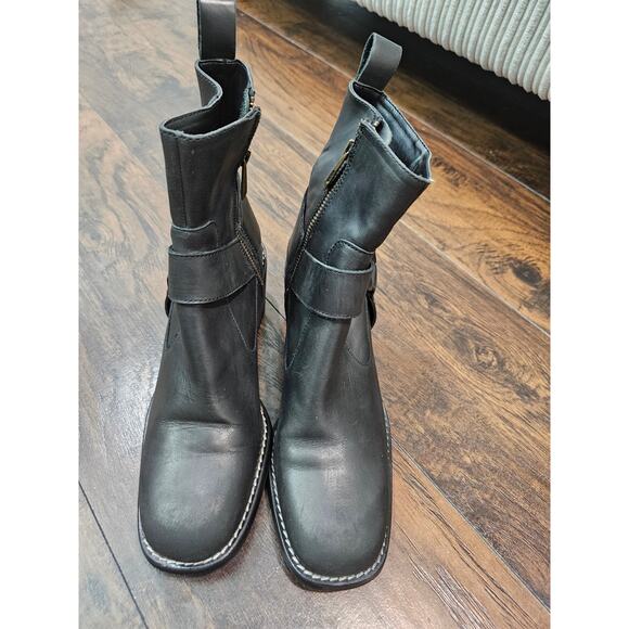 Zara Trafaluc boot size 37/7US Black - Picture 3 of 5